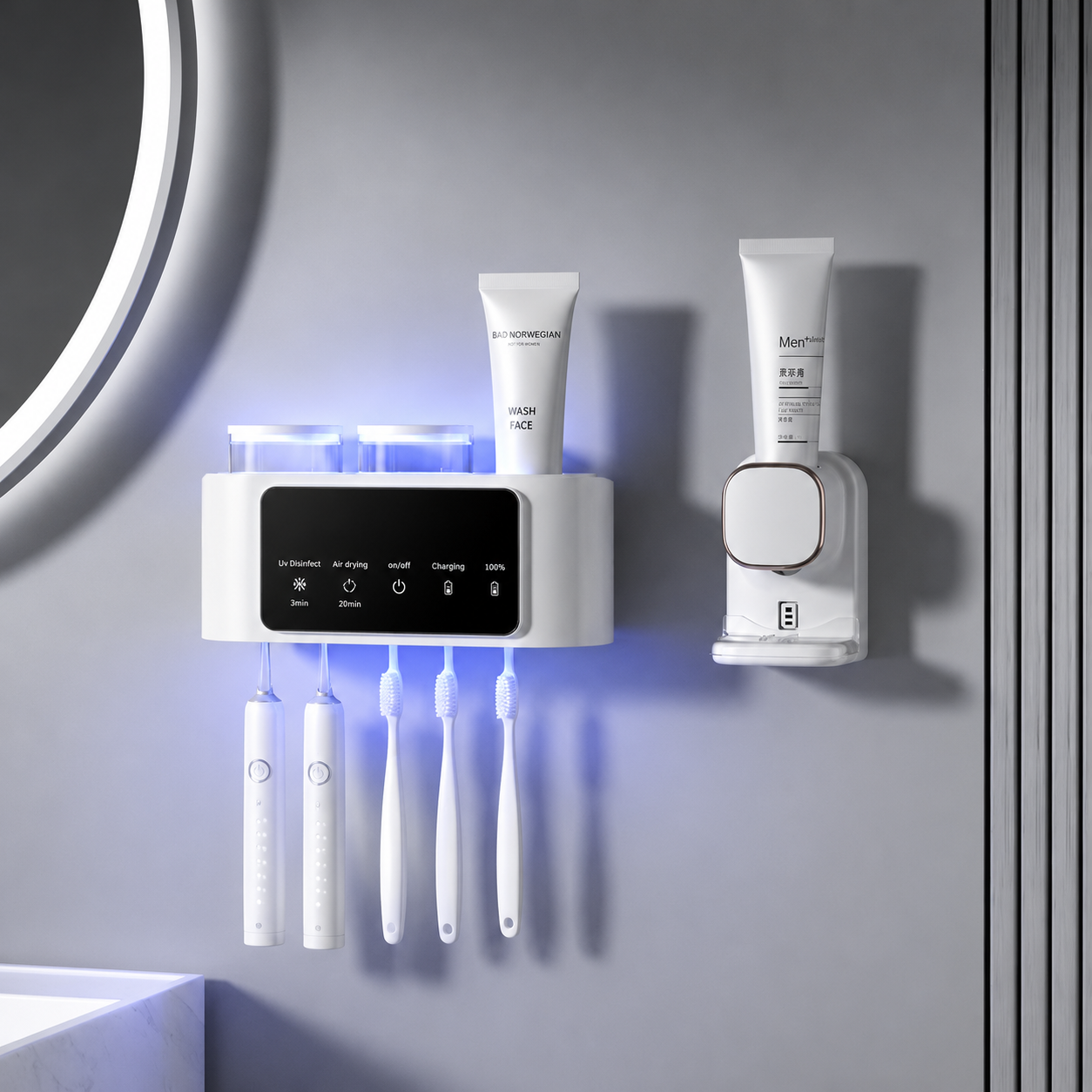 Sterilising toothbrush Holder