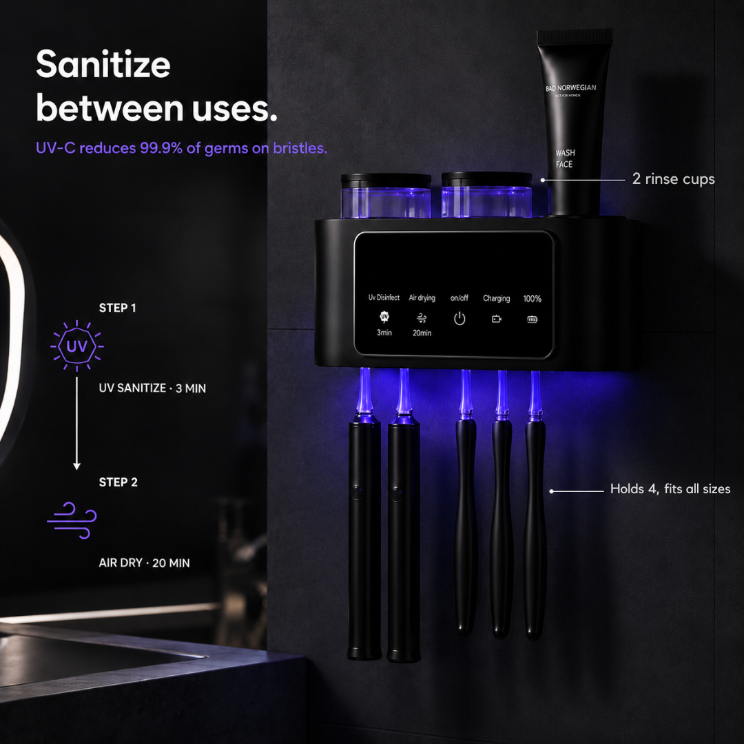 Sterilising toothbrush Holder