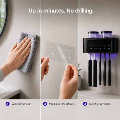 Sterilising toothbrush Holder